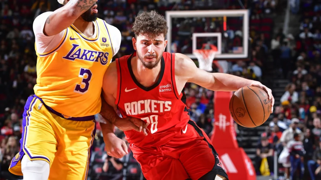 houston rockets vs lakers match player stats